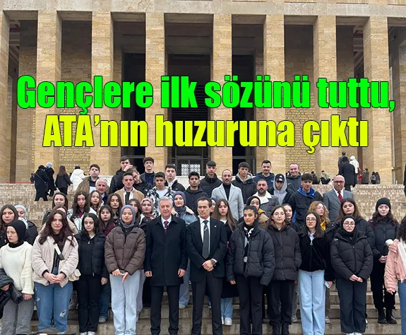 Gençlere ilk sözünü tuttu, ATA’nın huzuruna çıktı